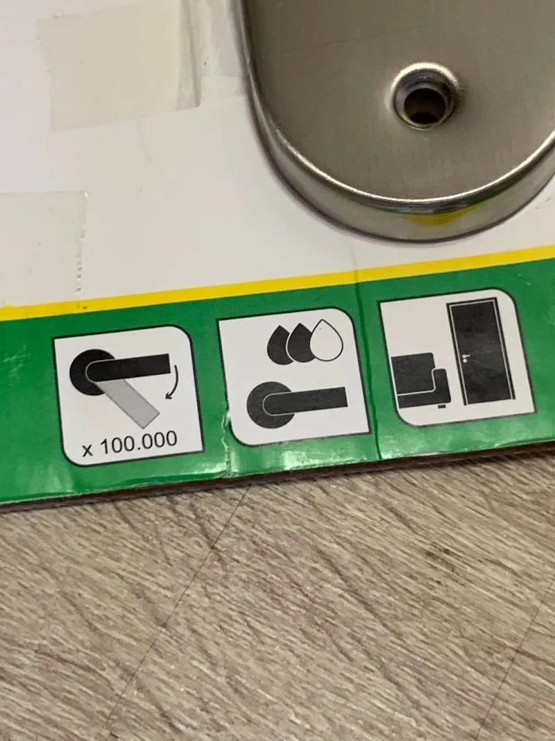 Juego de Manillas de Acero para Puertas Amig