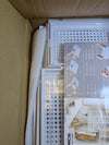 Caja de zapatos transparente