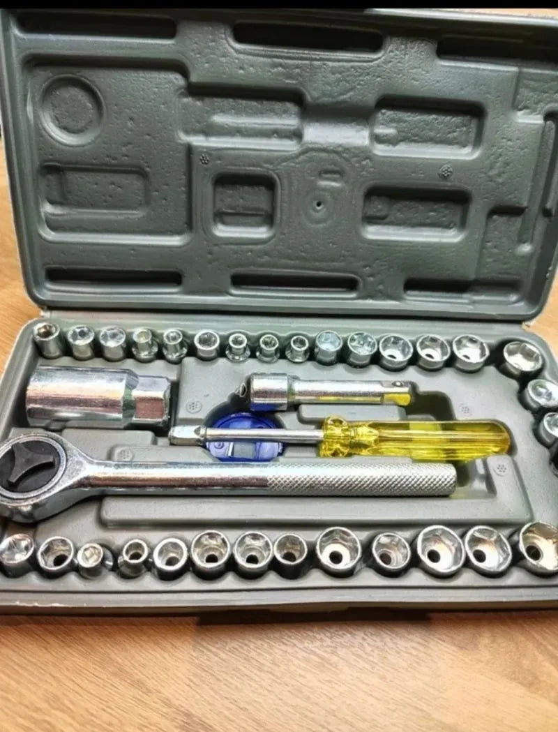 NUZAMAS Juego de 38 llaves de enchufe