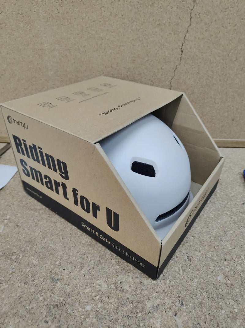 Casco con luz trasera talla M Smart4U