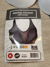 Brassiere con Carcasas para el Pecho Metal Boxe