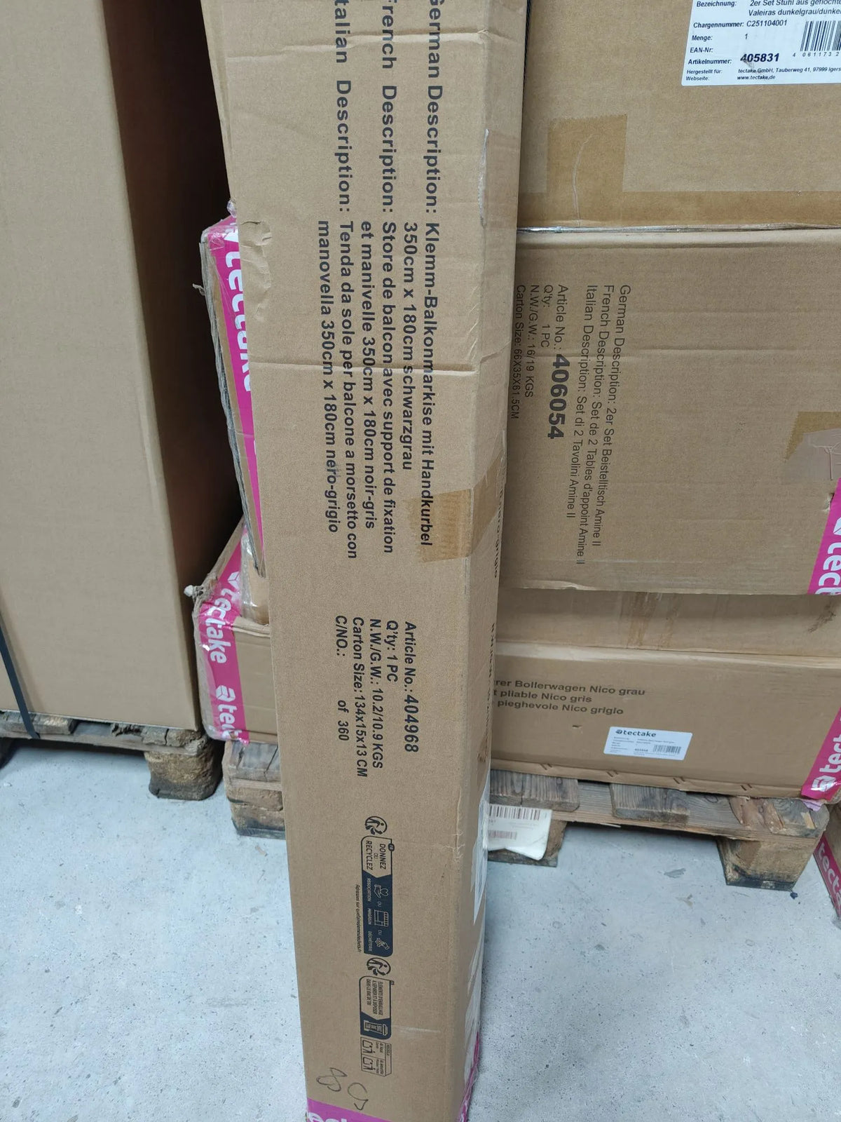 Toldo plegable para balcón