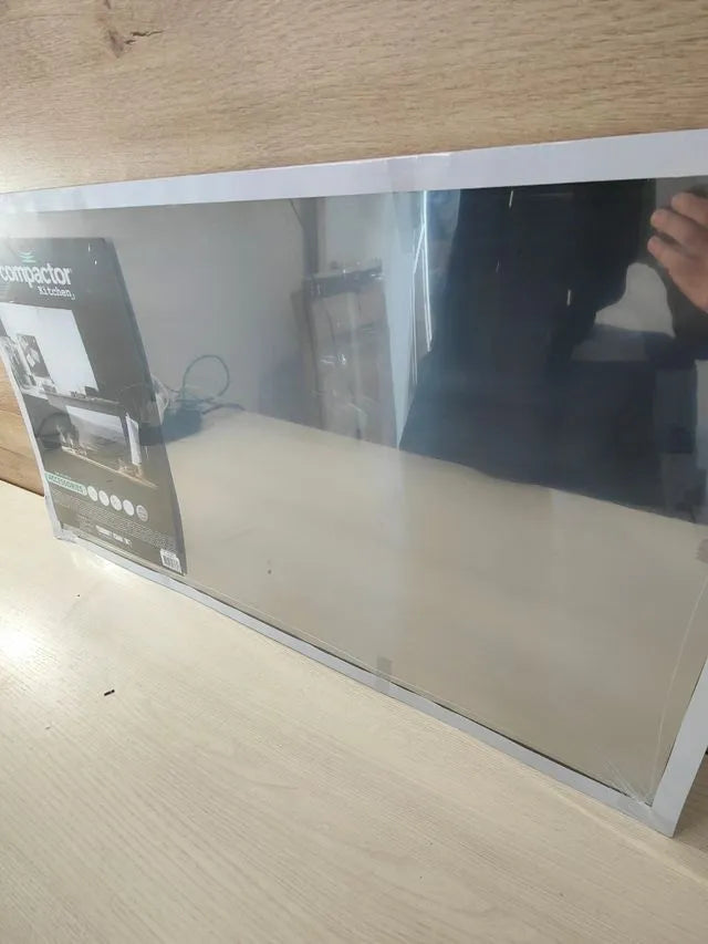 Compactor - Vajillero mural, Plata, 50 x 0.2 x H.9