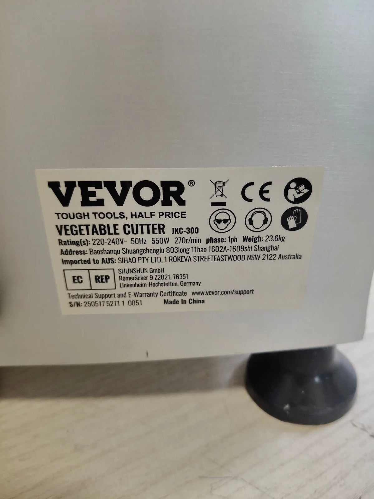 Cortador eléctrico 270 r por min VEVOR