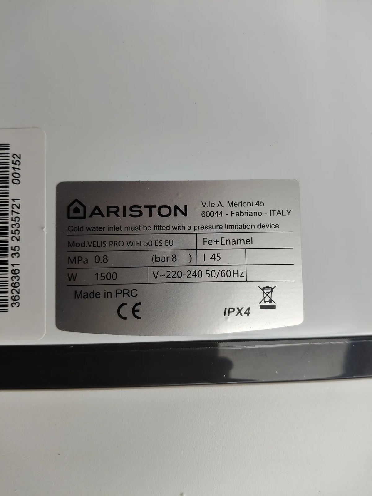 Termo Eléctrico 50 Litros - ARISTON