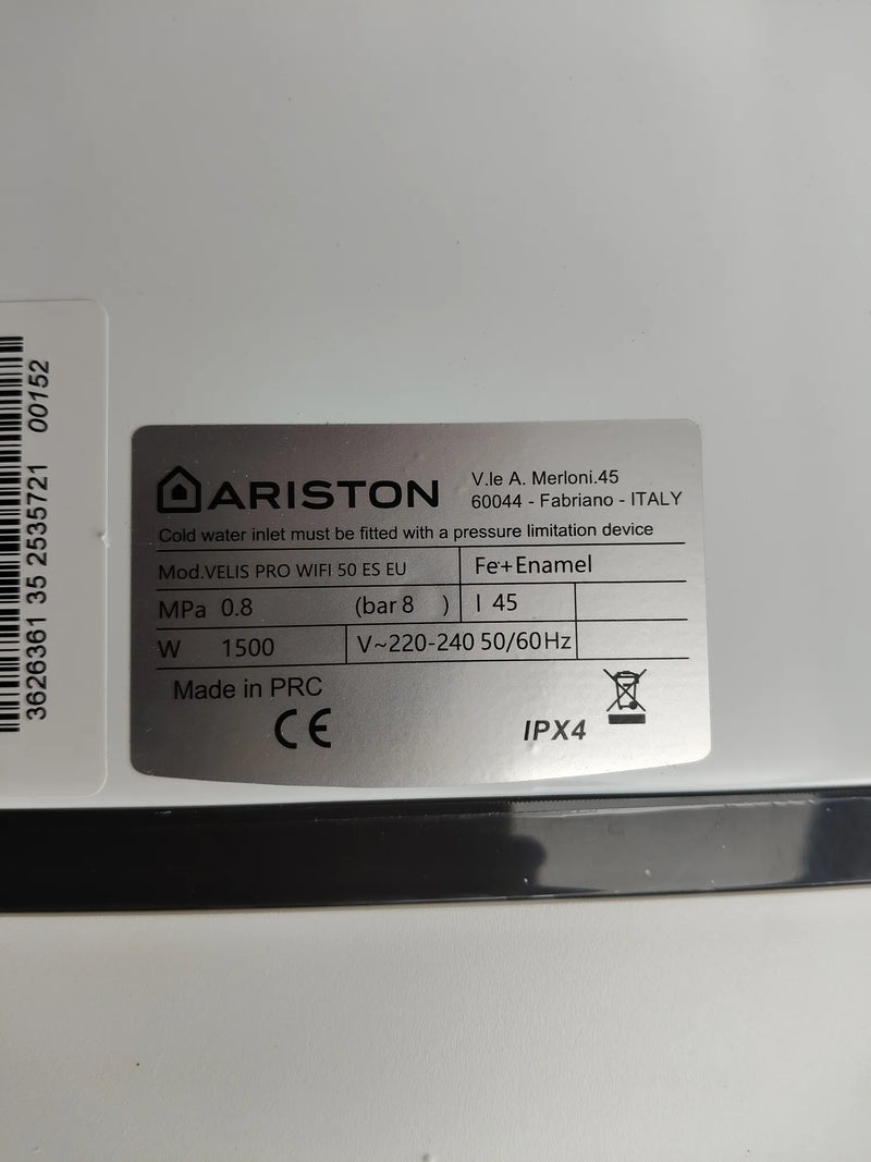 Termo Eléctrico 50 Litros - ARISTON