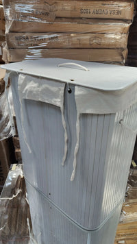 Cesto de ropa sucia, 100 L, cesto de ropa con tapa