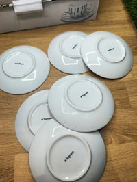 Juego de 6 tazas de café con plato