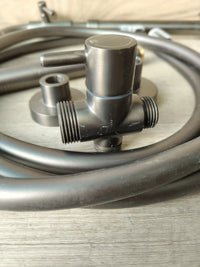 Columna de Ducha Gris Gunmetal