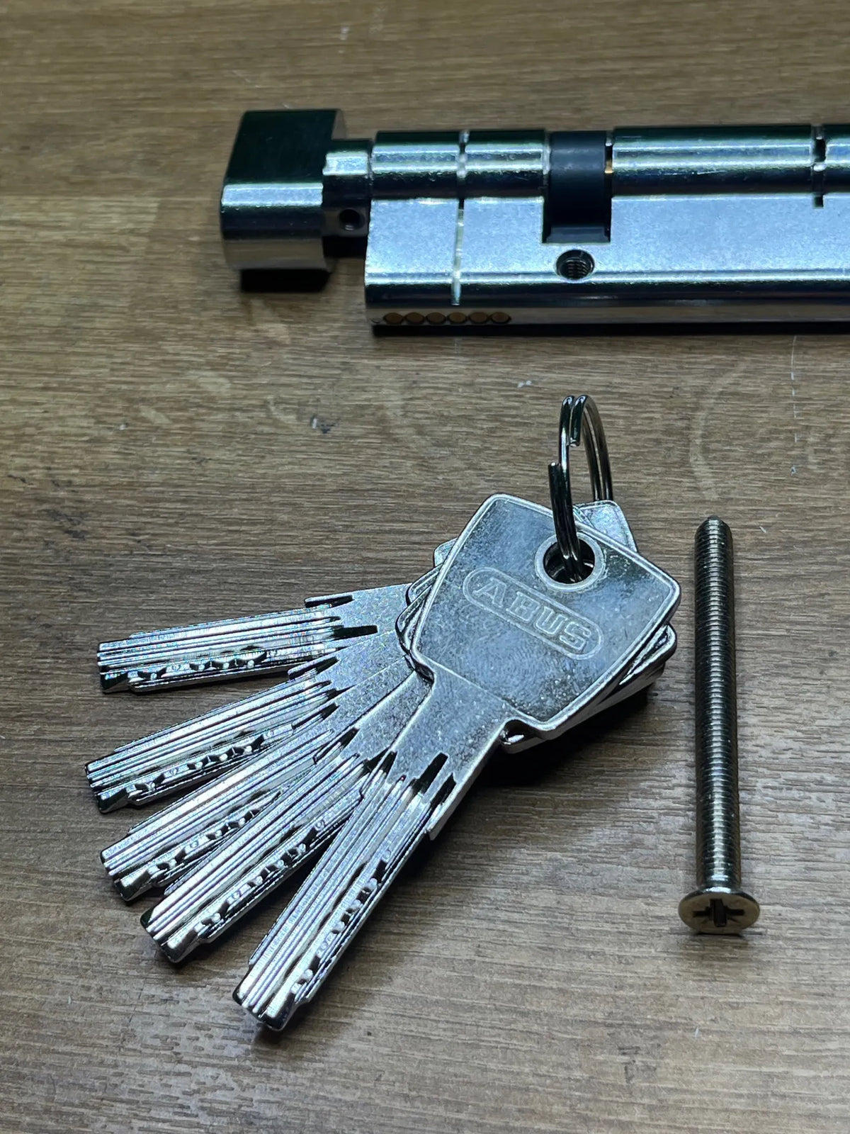 Cilindro de botón niquelado Z60/K30 ABUS