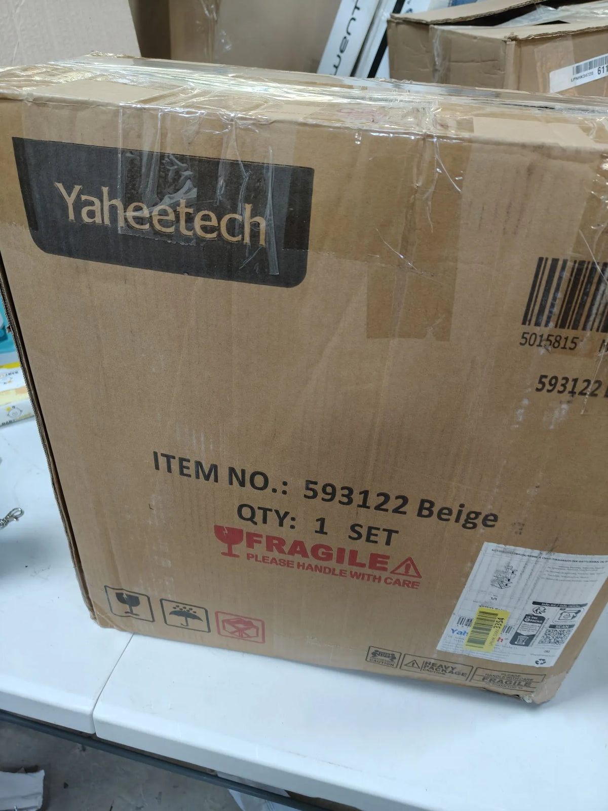 Árbol rascador para gatos beige - Yaheetech