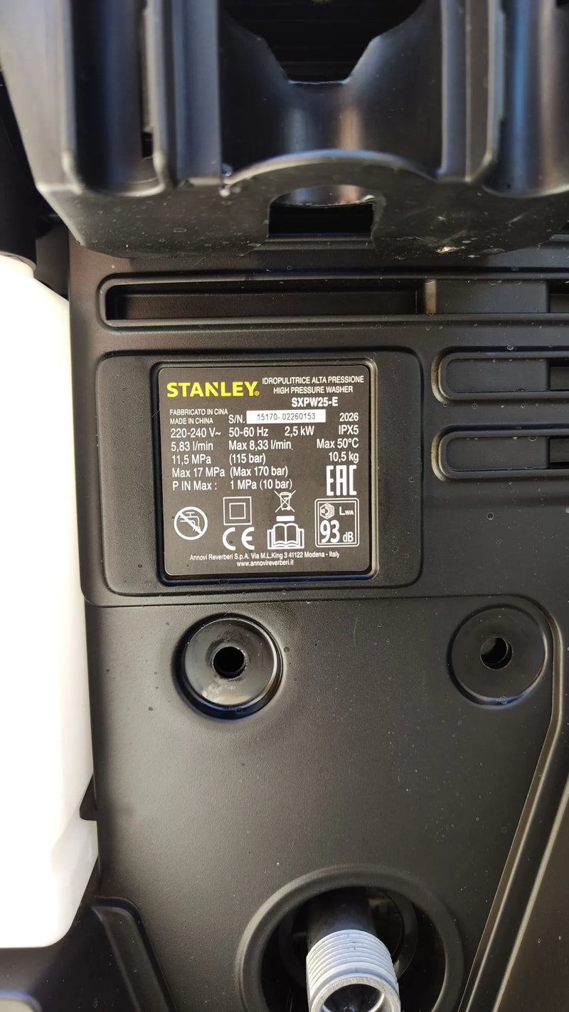 Hidrolimpiadora de Alta Presión SXPW25E (2500 W