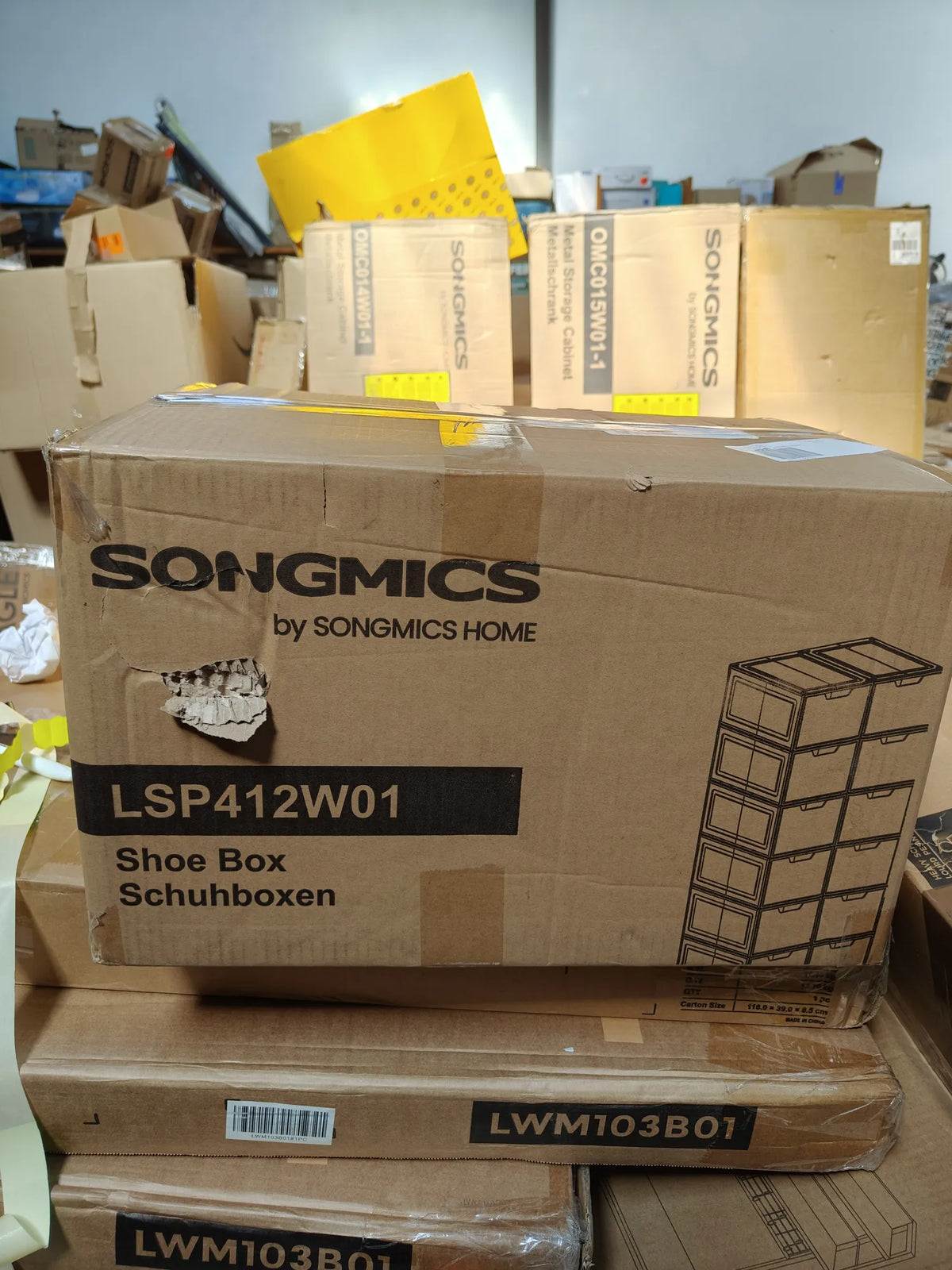 Cajas de zapatos pack de 12 - Songmics