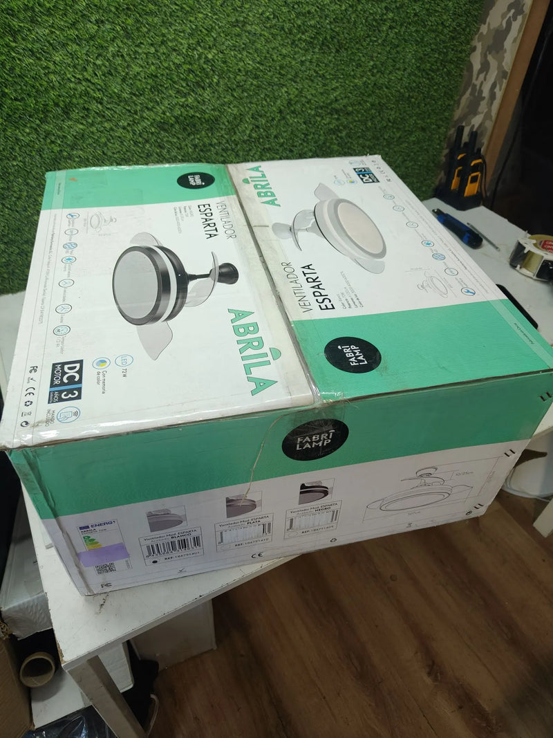 Ventilador de techo con luz - Fabrilamp