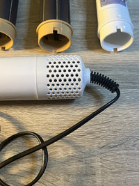 Moldeador Secador De Pelo Cepillo De Aire Caliente Con Cable Giratorio 5 En 1
