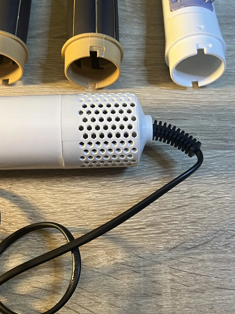 Moldeador Secador De Pelo Cepillo De Aire Caliente Con Cable Giratorio 5 En 1