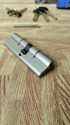 Cilindro europeo TX80, 85 x 30 mm, compatible con cerraduras