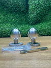 Juego de Pomos Fijos Redondos para Puertas Amig