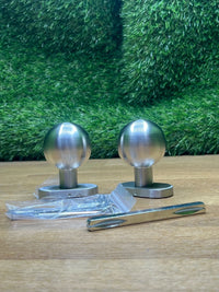 Juego de Pomos Fijos Redondos para Puertas Amig