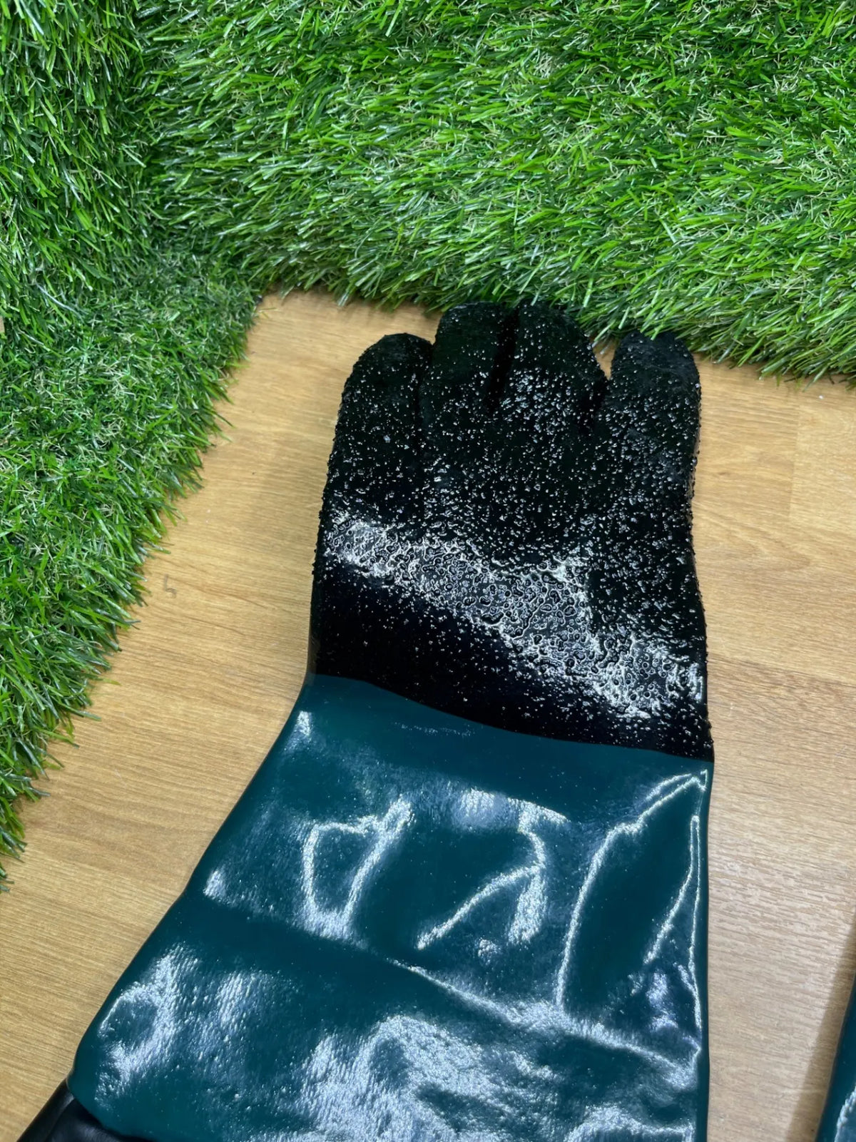 Guantes de goma para chorro de arena