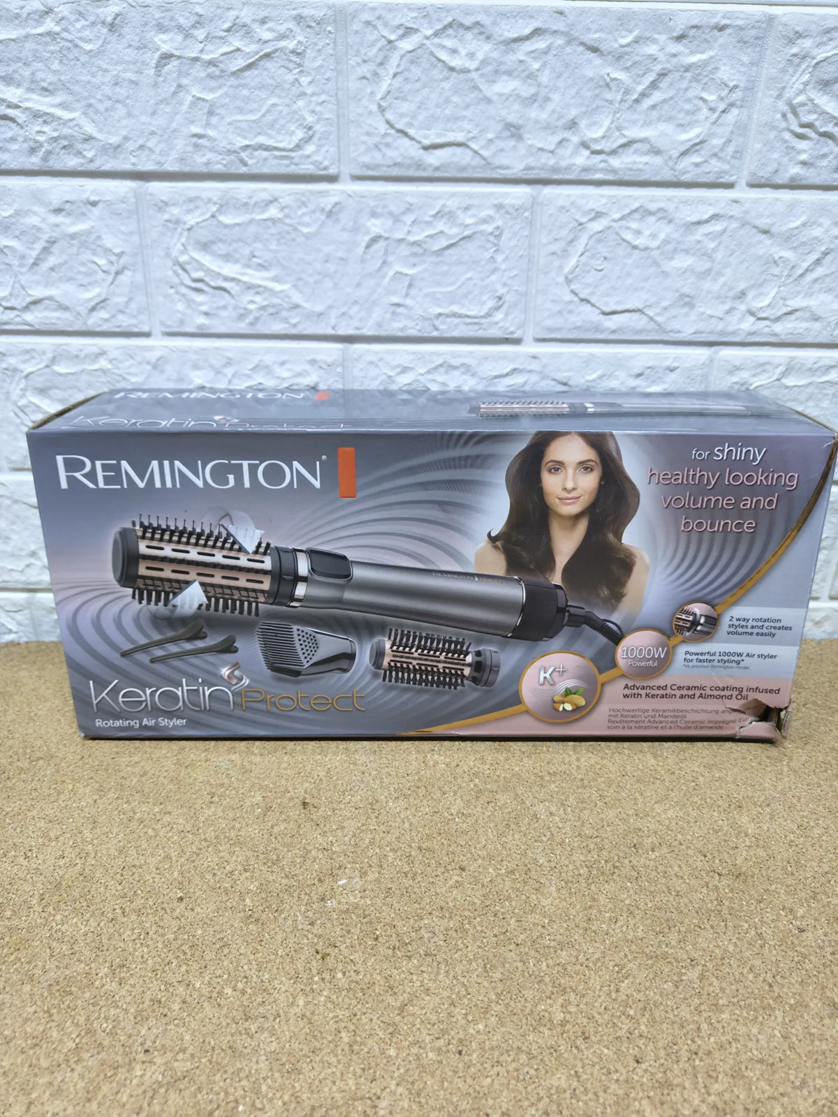 Cepillo de Aire Voluminizador Giratorio Keratin Protect Remington