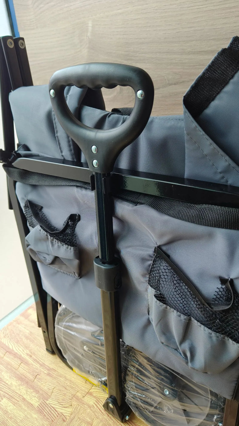 Carreta plegable para jardín y aire libre con bolsa de cubierta
