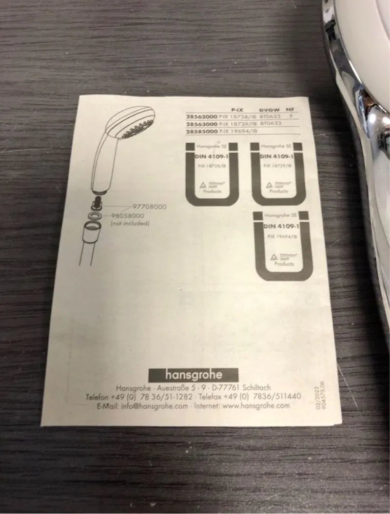 Ducha de mano Hansgrohe
