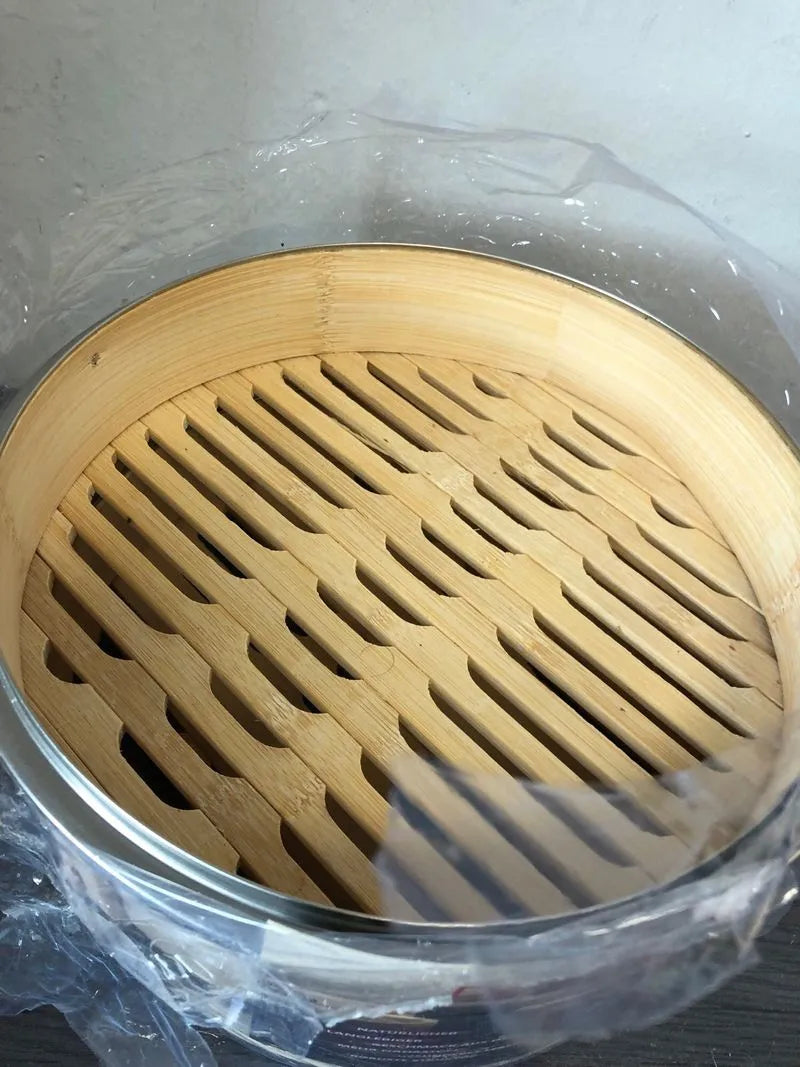 Cesta de vapor de bambu