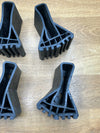 4 Protectores Antideslizantes para Patas de Escalera de Goma