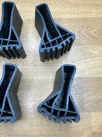 4 Protectores Antideslizantes para Patas de Escalera de Goma