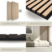 Pack de 2 paneles de pared