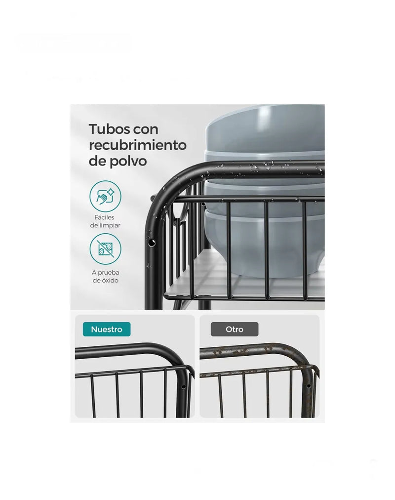 Organizador de cocina, estante extraíble de 2 niveles
