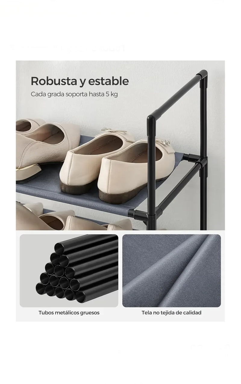 Zapatero, organizador de zapatos, 10 estantes