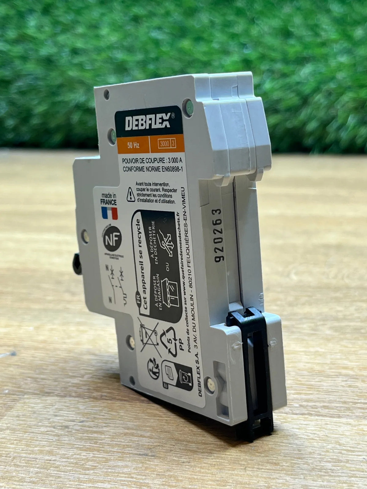 Interruptor automático 3KA PH+N 2A DEBFLEX