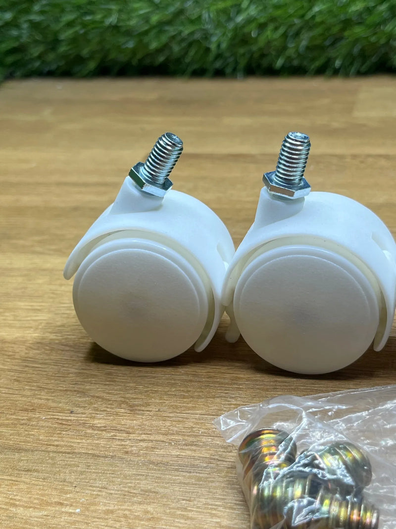 4 ruedas giratorias universales con frenos