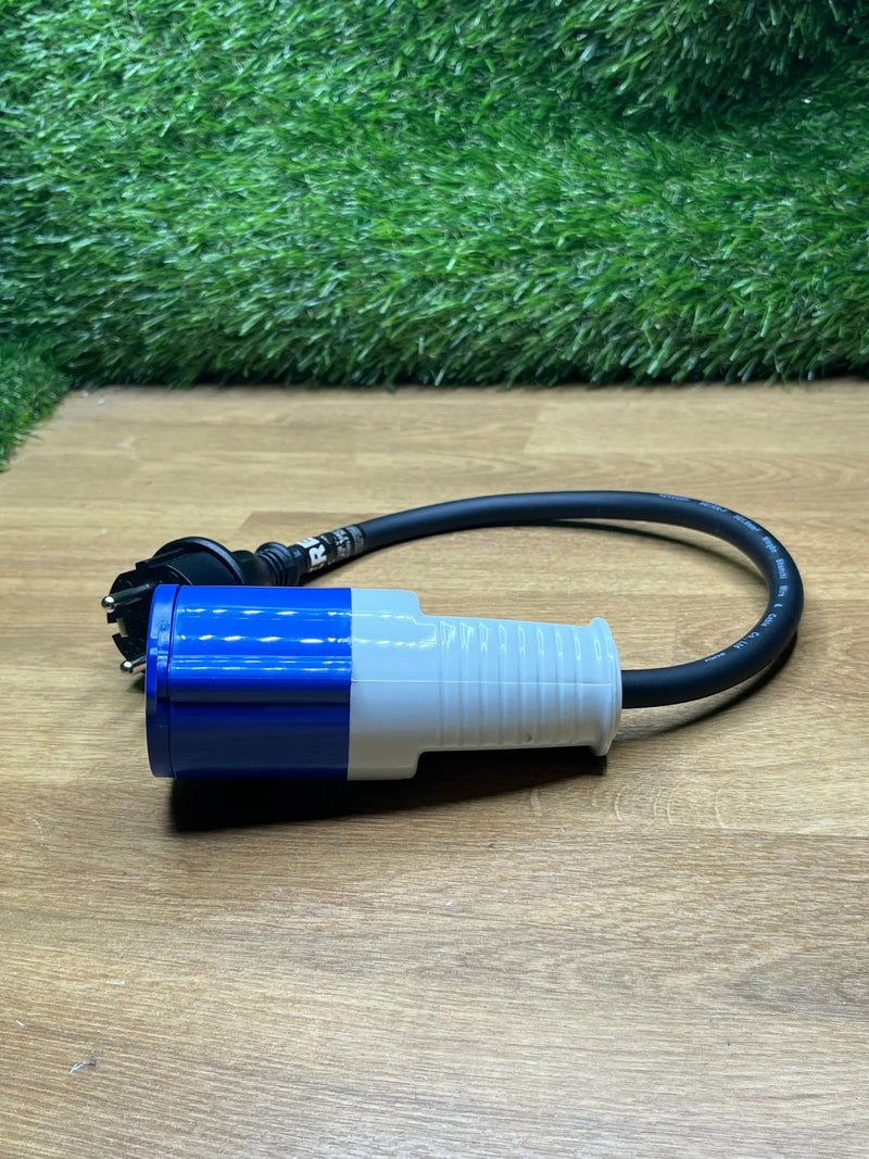 Adaptador Industrial con 1 Toma CEE + Enchufe Schuko