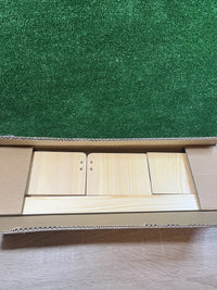 Juego de 3 estantes de madera NATURE SUPPLIES