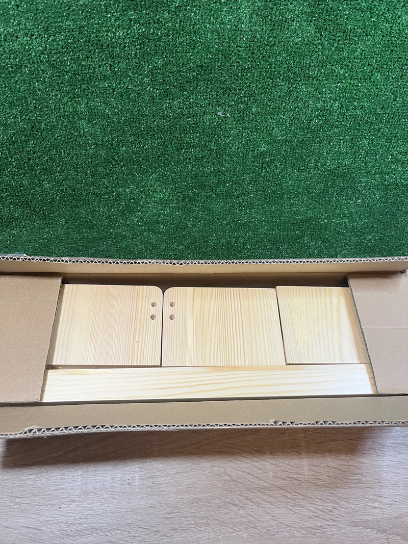 Juego de 3 estantes de madera NATURE SUPPLIES