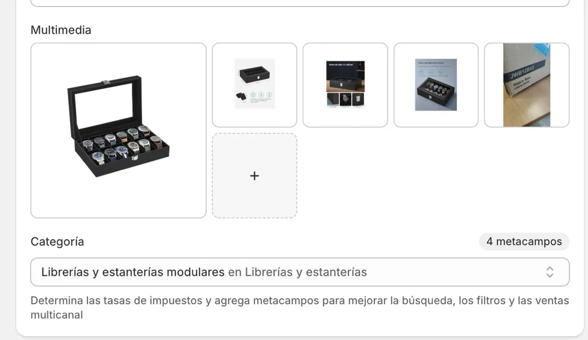 Caja de joyas con 6 niveles