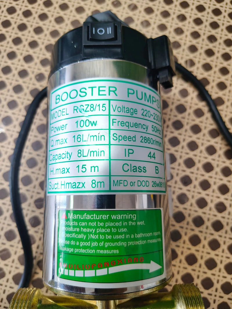 Bomba de refuerzo de presión automática por el hogar