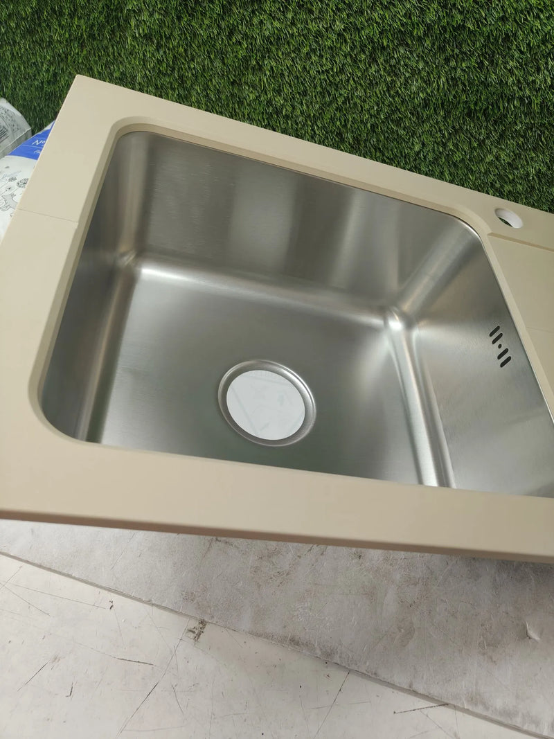 Fregadero para cocina beige - Quadron