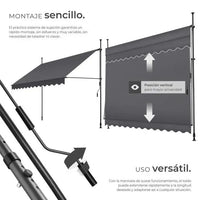 Toldo plegable para balcon