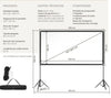 Pantalla para proyector portátil