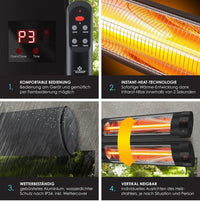 Radiador de infrarrojos de 2500W - Kesser