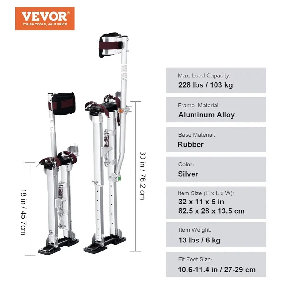 Zancos de trabajo de aleación Vevor