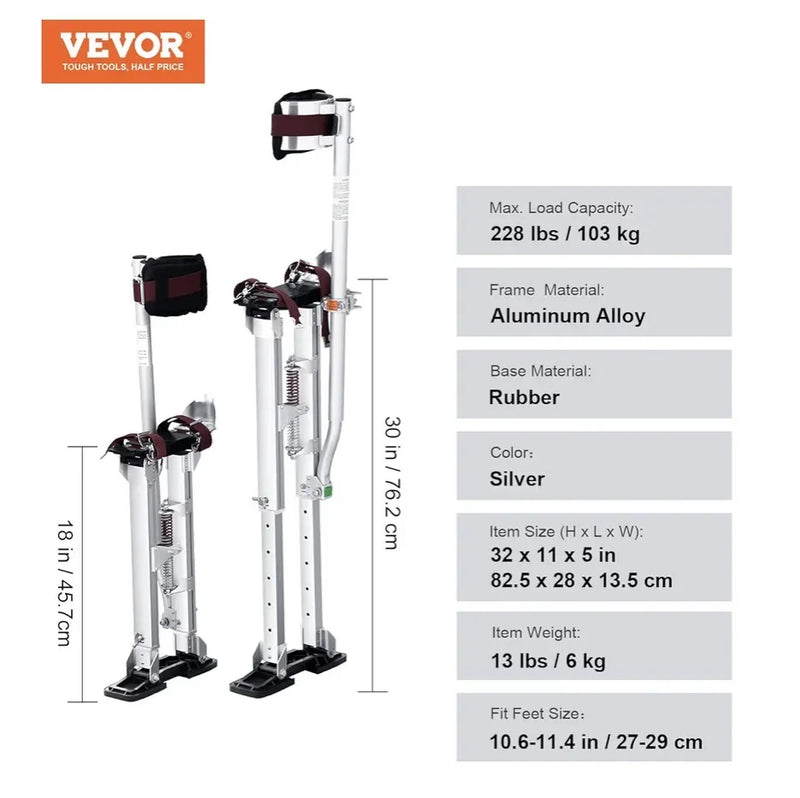 Zancos de trabajo de aleación Vevor