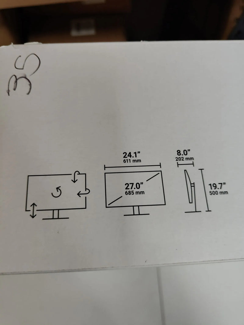 Monitor 27" - Dell