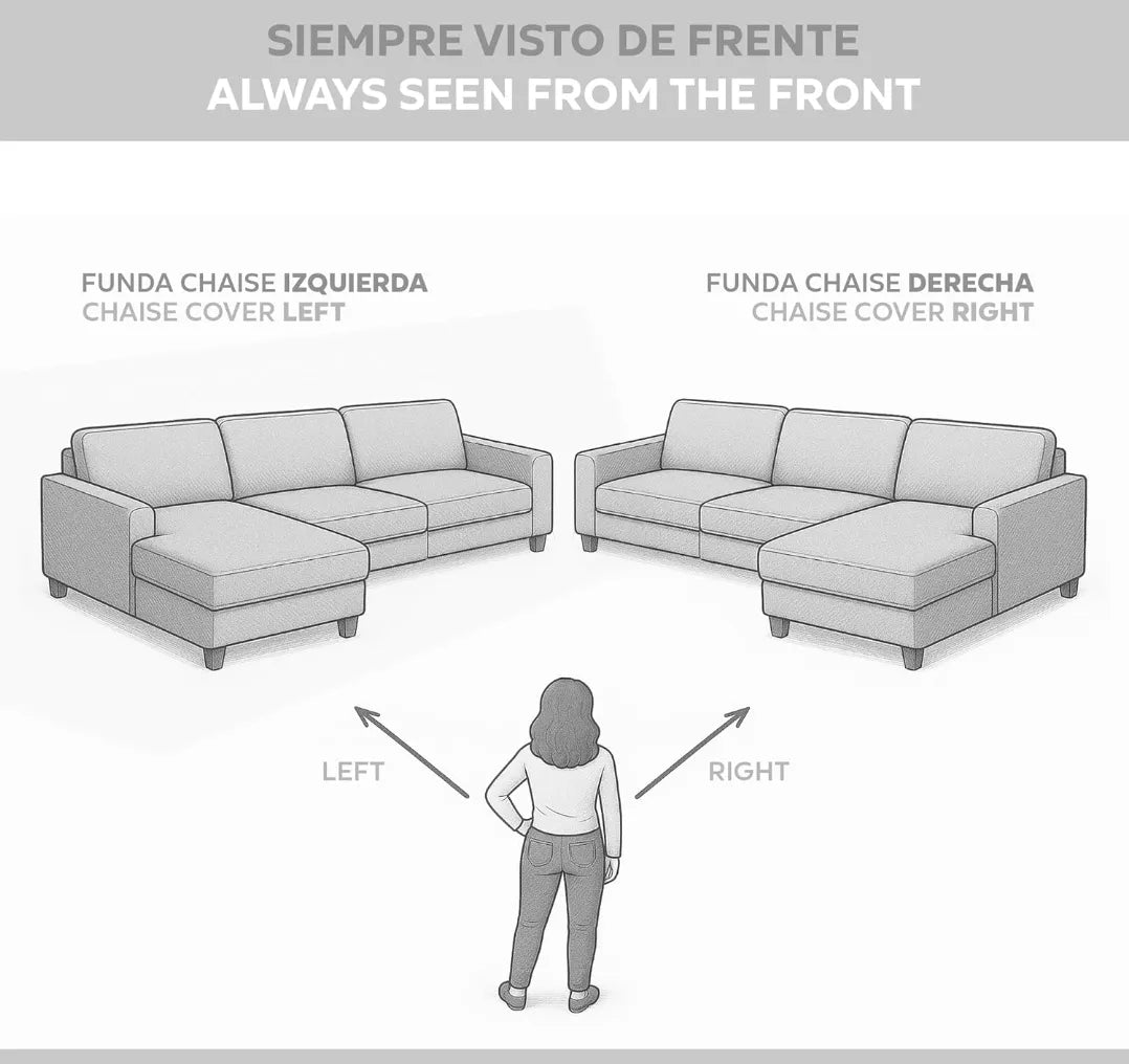 Cubresofá acolchado brazo derecho - Textilhome