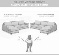 Cubresofá acolchado brazo derecho - Textilhome