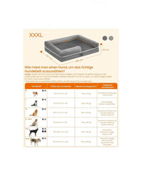 Cama ortopédica para perros XXXL
